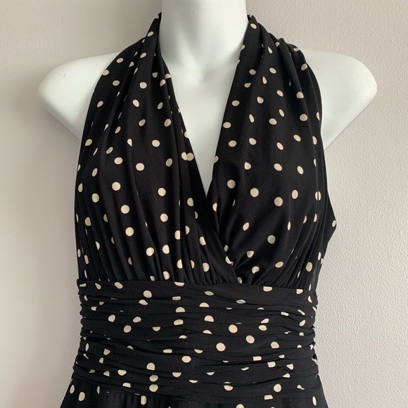 VINTAGE POLKA DOT DRESS - Picture 4 of 7
